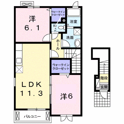 グランツ 201【管理NO：1-019628101-02010】 ★家具家電は申し込み後に搬入します★の外観画像