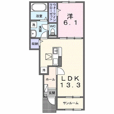 フラン　メゾン　オーブ 103【管理NO：1-027514201-01030】 ★家具家電は申し込み後に搬入します★ ★2026年09月中旬入居可能★の外観画像