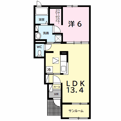 サニーレジデンスⅡ 103【管理NO：1-022566702-01030】 ★家具家電は申し込み後に搬入します★の外観画像