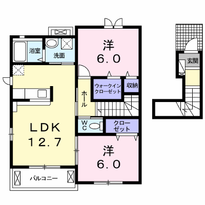 カーサ・アルバＢ 203【管理NO：1-022884302-02030】 ★家具家電は申し込み後に搬入します★ ★2026年09月中旬入居可能★の外観画像