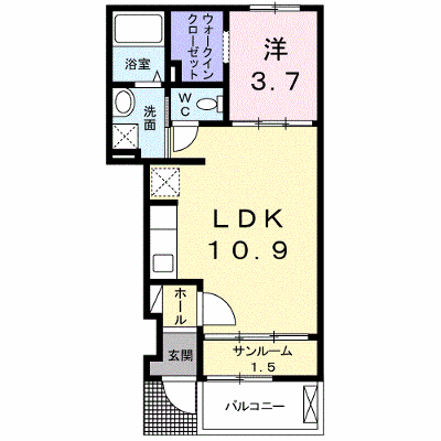 ファータ・カーザ 102【管理NO：1-018075502-01020】 ★家具家電は申し込み後に搬入します 2026年09月上旬入居可能の外観画像