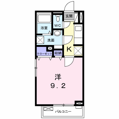 アグリーアブルⅦ 203【管理NO：1-023724501-02030】 ★家具家電は申し込み後に搬入します★の外観画像