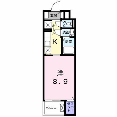 フェリーチェ 106【管理NO：1-022407301-01050】 ★家具家電は申し込み後に搬入します★ ★2026年09月上旬入居可能★の外観画像
