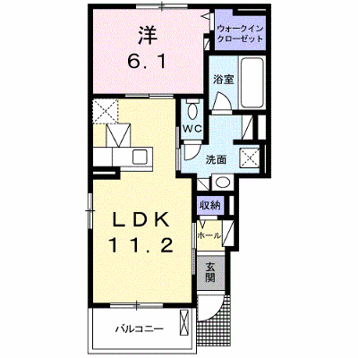 ＡＳＩＯＴＯ・ＹＯ 101【管理NO：1-024476001-01010】 ★家具家電は申し込み後に搬入します★の外観画像
