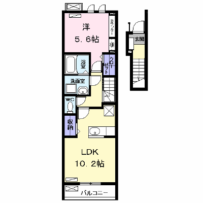 ベル　シティー　Ⅱ 206【管理NO：1-022203301-02050】 ★家具家電は申し込み後に搬入します★ ★2026年09月中旬入居可能★の外観画像