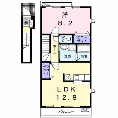 ハーモニー　Ｃ 201【管理NO：1-013840201-02010】 ★家具家電は申し込み後に搬入します★ ★2026年09月中旬入居可能★の外観画像