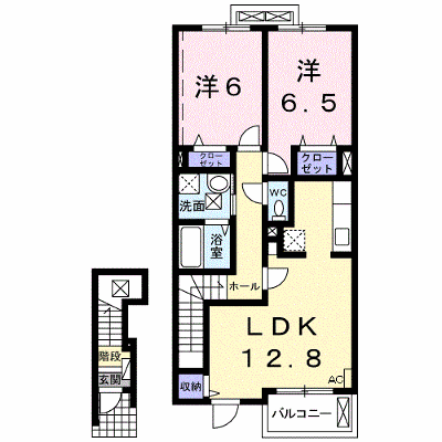 カーサブローテ 205【管理NO：1-015253901-02040】 ★家具家電は申し込み後に搬入します★ ★2026年09月中旬入居可能★の外観画像