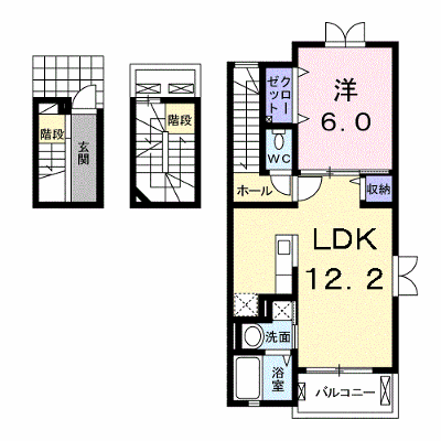 ルミナスＣ 301【管理NO：1-021376903-03010】 ★家具家電は申し込み後に搬入します★の外観画像