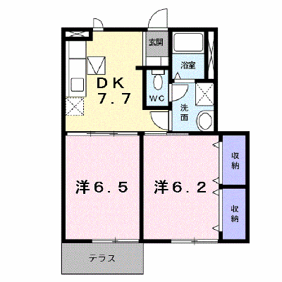 オアシスＦ・Ｂ 102【管理NO：1-007989802-01020】 ★家具家電は申し込み後に搬入します 2026年08月下旬入居可能の外観画像