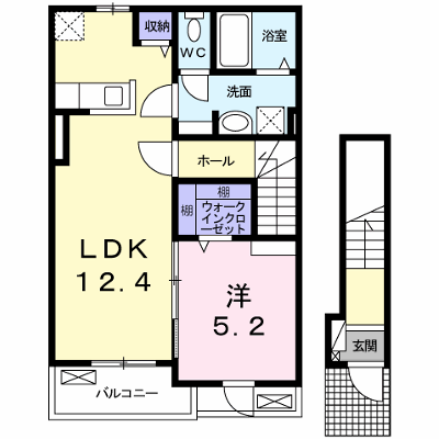 カーサ・ヴィラジオⅡ 202【管理NO：1-023257201-02020】 ★家具家電は申し込み後に搬入します★の外観画像