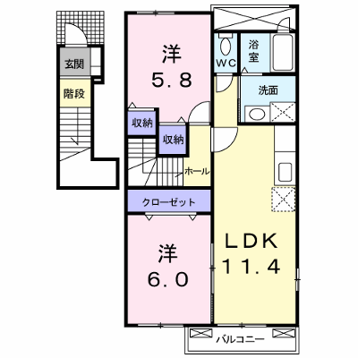 サフラン 201【管理NO：1-017729101-02010】 ★家具家電は申し込み後に搬入します★ ★2026年09月中旬入居可能★の外観画像