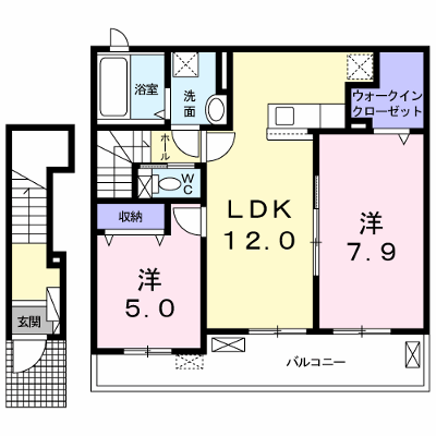 ガーデンヒルズ　Ｋ 202【管理NO：1-025516901-02020】 ★家具家電は申し込み後に搬入します★ ★2026年08月中旬入居可能★の外観画像