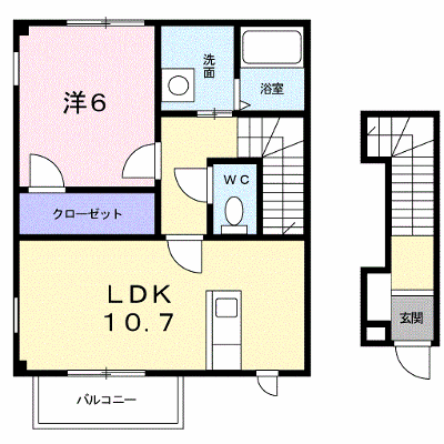 イノセント　エンジェル 201【管理NO：1-011940801-02010】 ★家具家電は申し込み後に搬入します★ ★2026年08月中旬入居可能★の外観画像