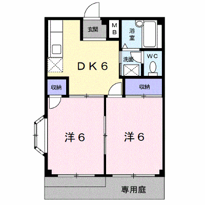 ＲＩＶＥＲＨＩＬＬＹＵＡＳＡⅡ 105【管理NO：1-003790102-01040】 ★家具家電は申し込み後に搬入します★ ★2026年08月中旬入居可能★の外観画像