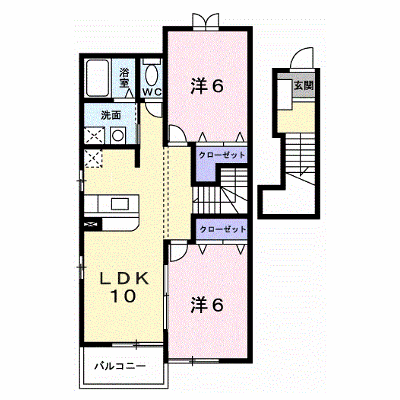 Ｍ’ｓソレイユ 205【管理NO：1-012428401-02040】 ★家具家電は申し込み後に搬入します★ ★2026年09月中旬入居可能★の外観画像