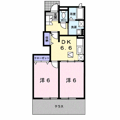 カルム　Ｂ 104【管理NO：1-014467301-01040】 ★家具家電は申し込み後に搬入します★ ★2026年09月上旬入居可能★の外観画像
