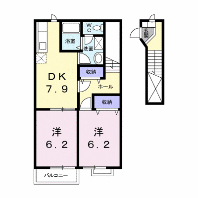 サンフラワー 203【管理NO：1-009473901-02030】 ★家具家電は申し込み後に搬入します★の外観画像