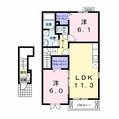 ヴィラ　ハーティ 205【管理NO：1-018308501-02040】 ★家具家電は申し込み後に搬入します★ ★2026年09月中旬入居可能★の外観画像