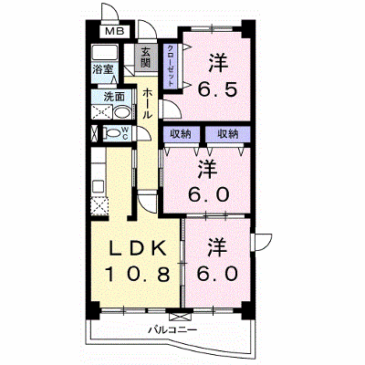 グランデ・ルミエール 101【管理NO：1-010641201-01010】 ★家具家電は申し込み後に搬入します★の外観画像