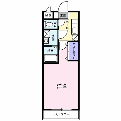 ピュア　セルト森尾 101【管理NO：1-010866701-01010】 ★家具家電は申し込み後に搬入します★ ★2026年09月中旬入居可能★の外観画像