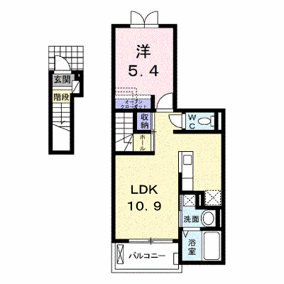 ベルローズＡ 202【管理NO：1-018304501-02020】 ★家具家電は申し込み後に搬入します★ ★2026年08月下旬入居可能★の外観画像