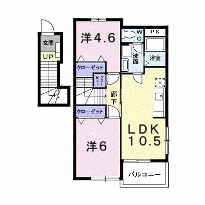 エスポワ－ル安芸Ⅱ 201【管理NO：1-012416302-02010】 ★家具家電は申し込み後に搬入します★ ★2026年09月上旬入居可能★の外観画像