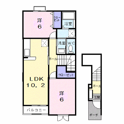 ヒルズ・サンハイム　Ａ 202【管理NO：1-013555901-02020】 ★家具家電は申し込み後に搬入します★ ★2026年09月上旬入居可能★の外観画像