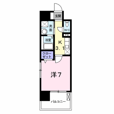 ユニゾンスクエア 203【管理NO：1-019477101-02030】 ★家具家電は申し込み後に搬入します★ ★2026年09月上旬入居可能★の外観画像