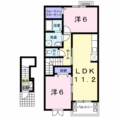 ファミール　メゾン 203【管理NO：1-016550801-02030】 ★家具家電は申し込み後に搬入します★ ★2026年09月中旬入居可能★の外観画像
