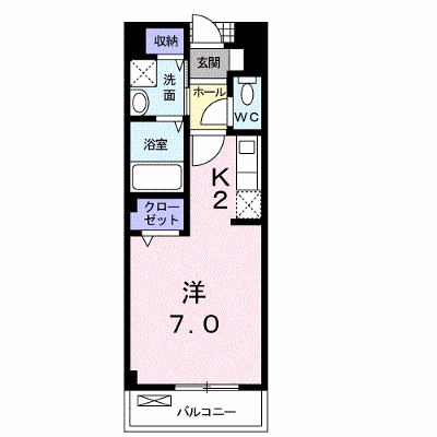 グランファミ－ユ 206【管理NO：1-014017701-02060】 ★家具家電は申し込み後に搬入します★ ★2026年09月上旬入居可能★の外観画像