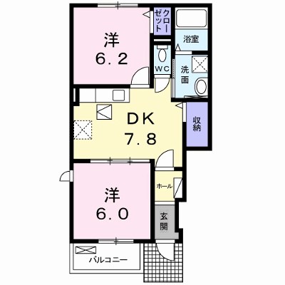 エンジェルスマイリー 101【管理NO：1-020140401-01010】 ★家具家電は申し込み後に搬入します★ ★2026年09月中旬入居可能★の外観画像