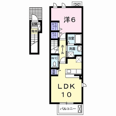 レガシー北陽台Ⅱ 201【管理NO：1-020127701-02010】 ★家具家電は申し込み後に搬入します★ ★2026年08月下旬入居可能★の外観画像