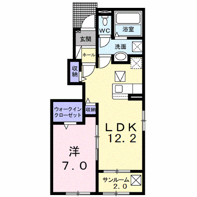エクセレンテ久留米みづまⅡ 101【管理NO：1-026342801-01010】 ★家具家電は申し込み後に搬入します★ ★2026年09月中旬入居可能★の外観画像
