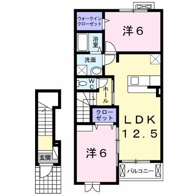 シルク　ド　レオ 202【管理NO：1-018541001-02020】 ★家具家電は申し込み後に搬入します★の外観画像