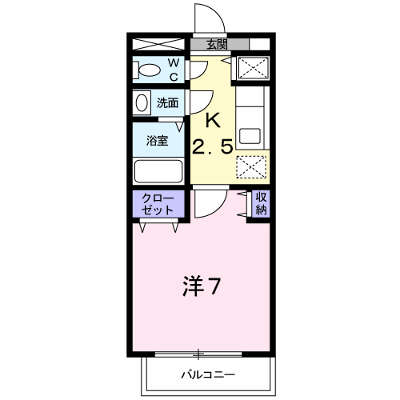 メゾンクレール 102【管理NO：1-011896601-01020】 ★家具家電は申し込み後に搬入します★の外観画像