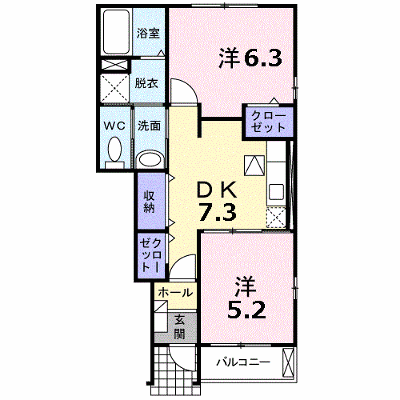 メゾン・ジェルメⅠ 104【管理NO：1-015804501-01040】 ★家具家電は申し込み後に搬入します★ ★2026年09月下旬入居可能★の外観画像