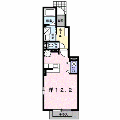 ユニゾンハウスＫ 103【管理NO：1-014481301-01030】 ★家具家電は申し込み後に搬入します★ ★2026年09月中旬入居可能★の外観画像
