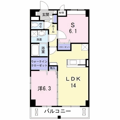 ヴァルスヴァルド 308【管理NO：1-022782601-03080】 ★家具家電は申し込み後に搬入します 2026年09月下旬入居可能の外観画像