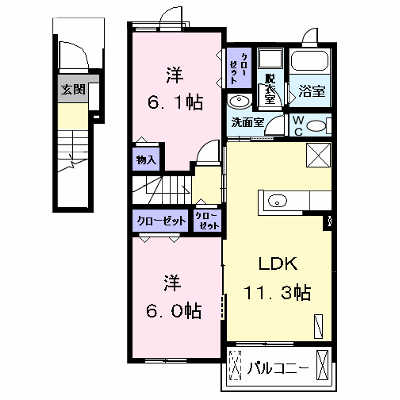 ＳＯＬＥＩＬ（ソレイユ） 202【管理NO：1-021022201-02020】 ★家具家電は申し込み後に搬入します★ ★2026年09月中旬入居可能★の外観画像