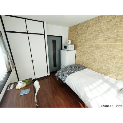ユニオンマンスリー清瀬１　407　1K・シングル☆【禁煙ルーム】人気の角部屋/安心のモニター付きインターフォン完備/デスク・チェア＆たっぷり収納2ドア冷蔵庫など生活家電のあるお部屋の物件写真2