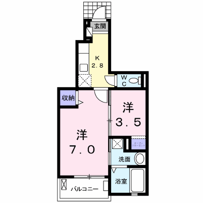 カーサ　セレーノ 102【管理NO：1-020846001-01020】 ★家具家電は申し込み後に搬入します★ ★2026年09月中旬入居可能★の外観画像
