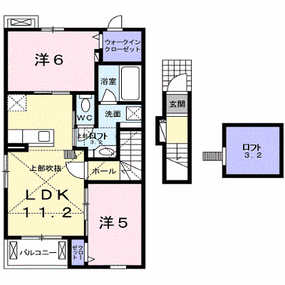 麗（うらら） 204【管理NO：1-021352902-02040】 ★家具家電は申し込み後に搬入します★ ★2026年09月中旬入居可能★の外観画像