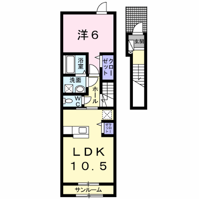 モダニスタ　Ｂ 204【管理NO：1-021671601-02040】 ★家具家電は申し込み後に搬入します★ ★2026年08月下旬入居可能★の外観画像