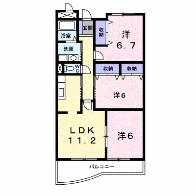コンフォート・スクエア 302【管理NO：1-010583301-03020】 ★家具家電は申し込み後に搬入します★の外観画像