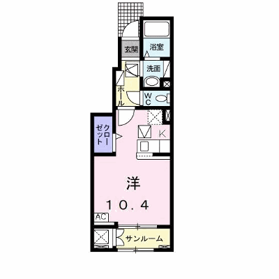 パール・コート 102【管理NO：1-025951801-01020】 ★家具家電は申し込み後に搬入します★ ★2026年09月上旬入居可能★の外観画像