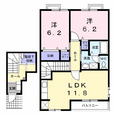サンライズ末広 203【管理NO：1-011603701-02030】 ★家具家電は申し込み後に搬入します★の外観画像