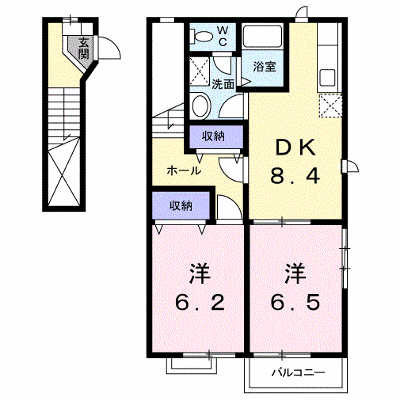 ララ・メゾンＢ 201【管理NO：1-013308302-02010】 ★家具家電は申し込み後に搬入します★ ★2026年09月中旬入居可能★の外観画像