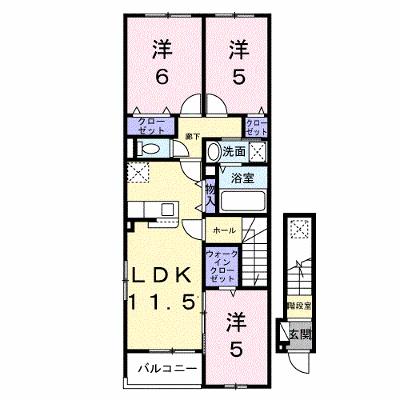 ベル　エリタージュ 201【管理NO：1-028578701-02010】 ★家具家電は申し込み後に搬入します★ ★2027年02月上旬入居可能★の外観画像