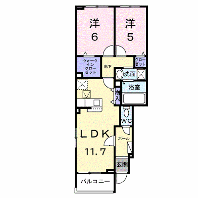ベル　エリタージュ 101【管理NO：1-028578701-01010】 ★家具家電は申し込み後に搬入します★ ★2027年02月上旬入居可能★の外観画像