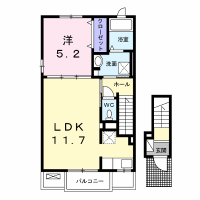 Ｌｅｇａｔｏ 201【管理NO：1-024835101-02010】 ★家具家電は申し込み後に搬入します★ ★2026年09月中旬入居可能★の外観画像